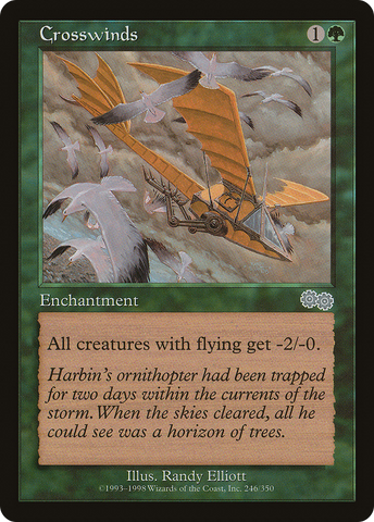 {C} Crosswinds [Urza's Saga][USG 246]