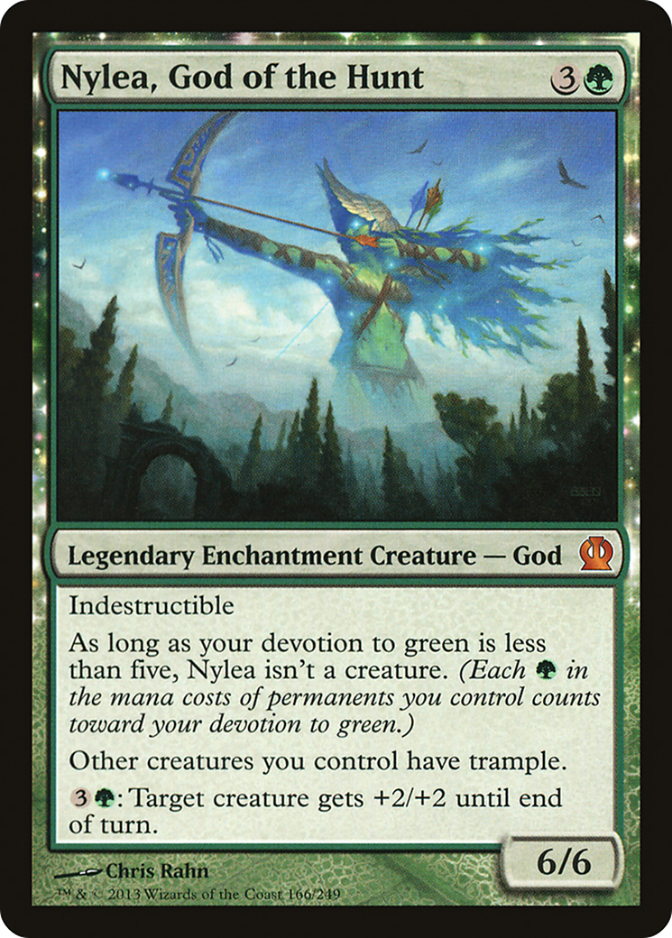 {R} Nylea, God of the Hunt [Theros][THS 166]