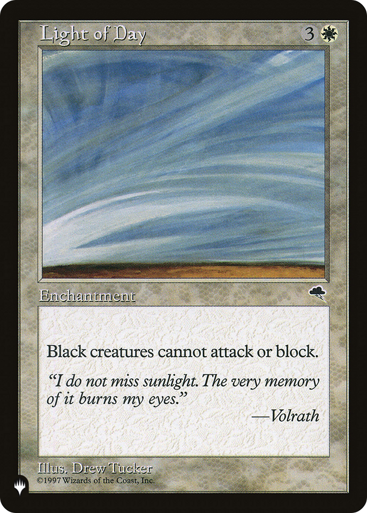 {C} Light of Day [LIST TMP-27]