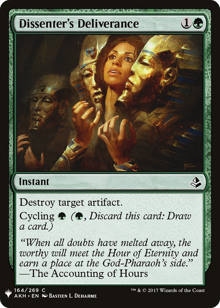{C} Dissenter's Deliverance [Mystery Booster][LS AKH 164]