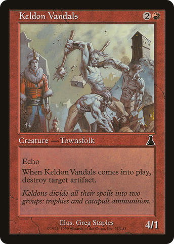 {C} Keldon Vandals [Urza's Destiny][UDS 091]