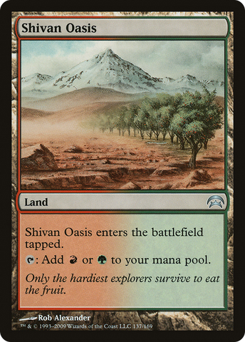 {C} Shivan Oasis [Planechase][HOP 137]