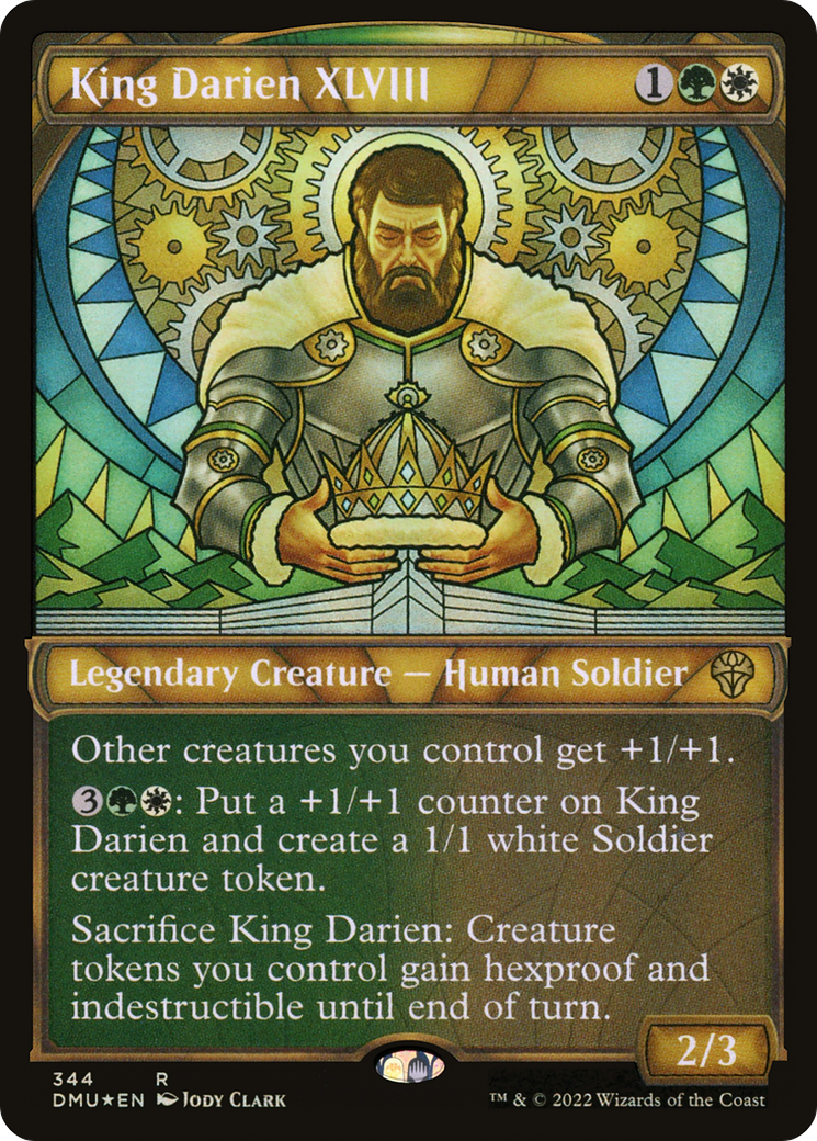 {R} King Darien XLVIII (Showcase Textured) [Dominaria United][DMU 344]