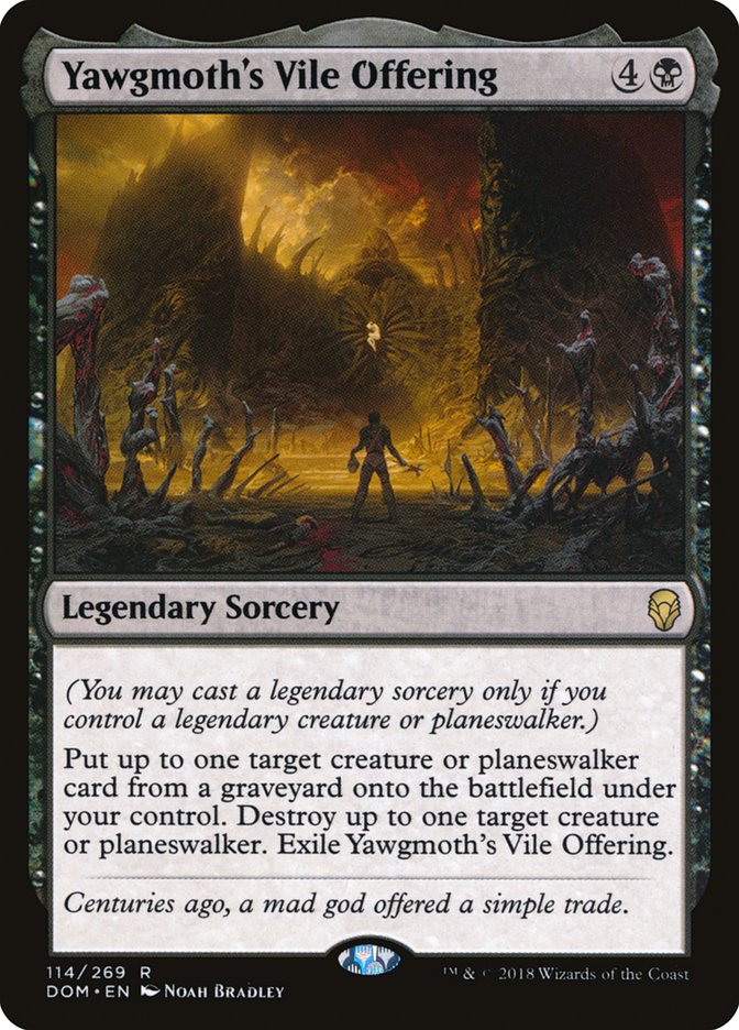 {R} Yawgmoth's Vile Offering [Dominaria][DOM 114]