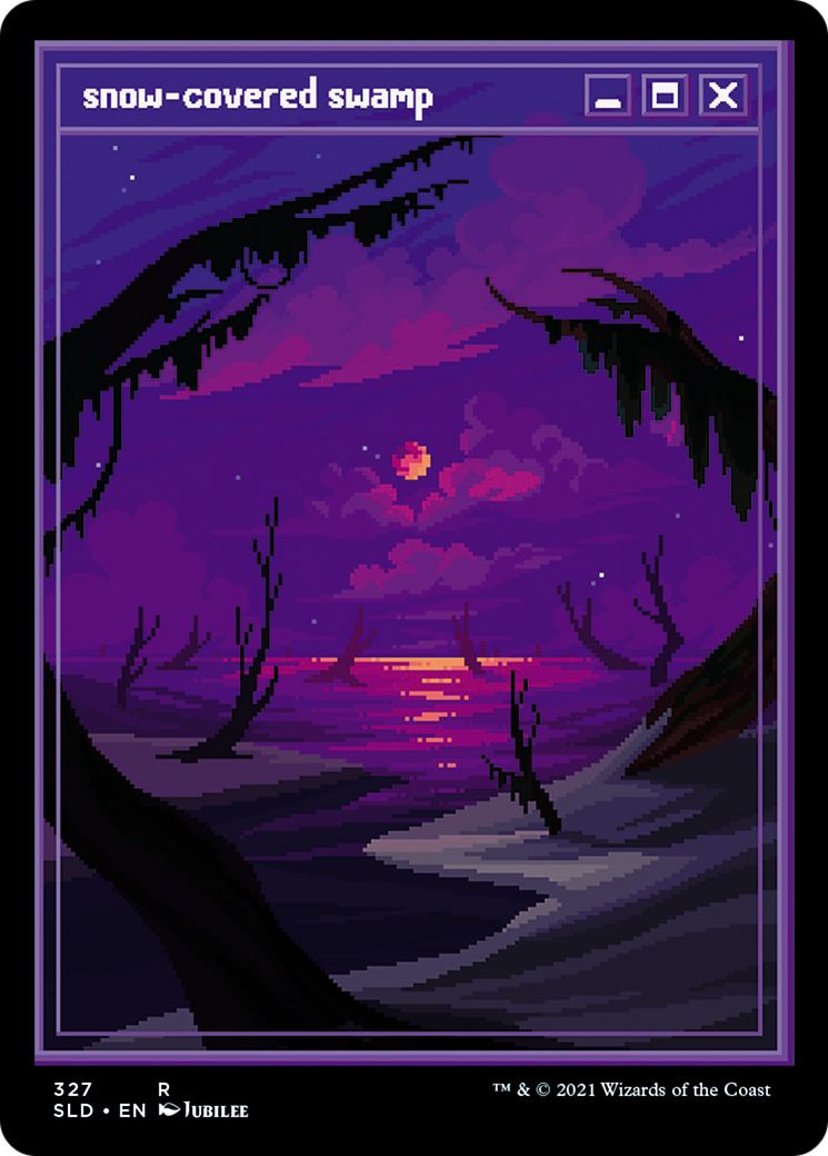 Snow-Covered Swamp [SLD-327]  Etched Foil