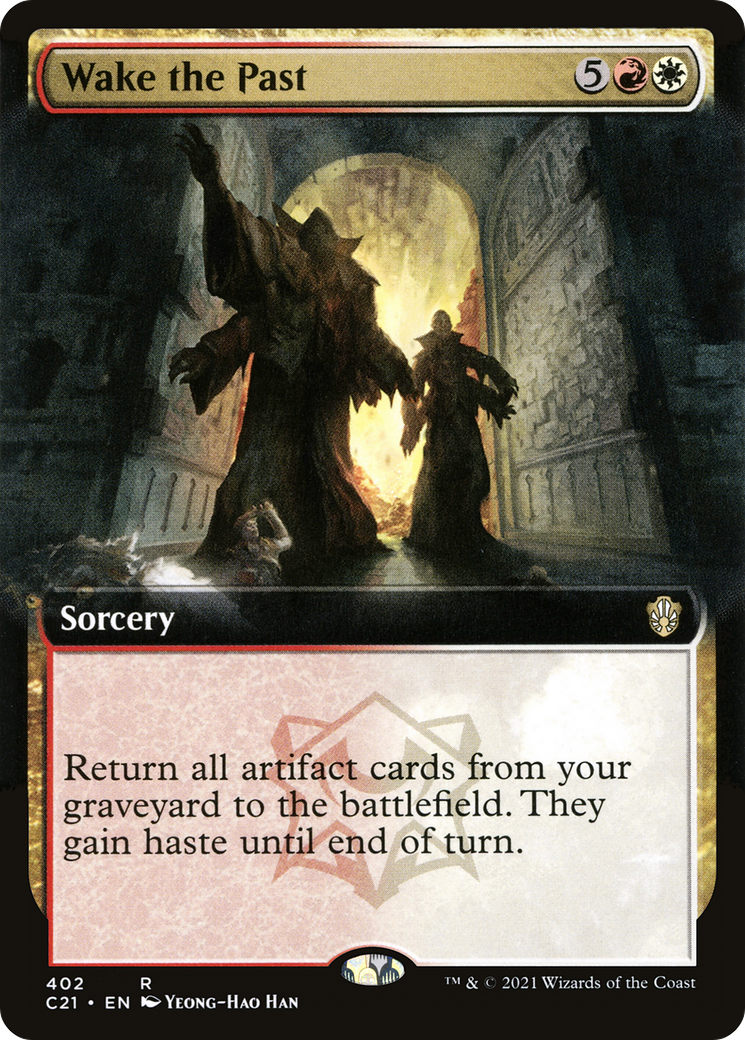 {R} Wake the Past (Extended Art) [Commander 2021][C21 402]