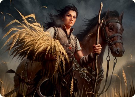 {A} Ambitious Farmhand Art Card [Innistrad: Midnight Hunt Art Series][AMID 011]