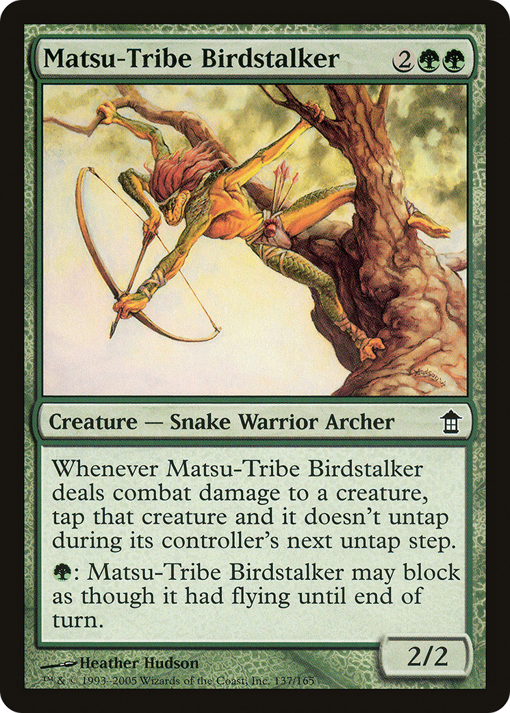 {C} Matsu-Tribe Birdstalker [Saviors of Kamigawa][SOK 137]