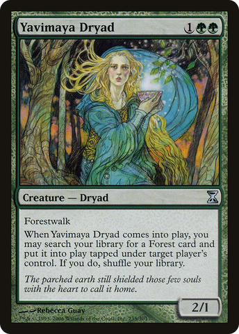 {C} Yavimaya Dryad [Time Spiral][TSP 235]