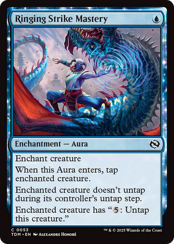 {@C} Ringing Strike Mastery [Tarkir: Dragonstorm][TDM 053]