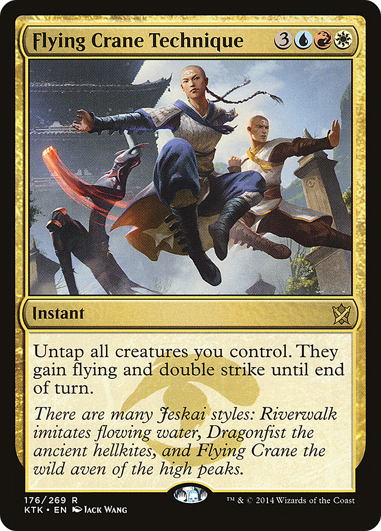 {R} Flying Crane Technique [Khans of Tarkir][KTK 176]
