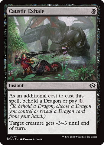 {@C} Caustic Exhale [Tarkir: Dragonstorm][TDM 074]