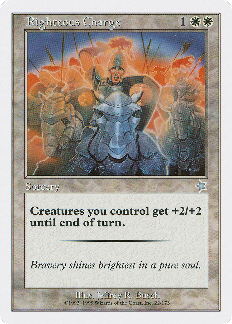 {C} Righteous Charge [Starter 1999][S99 022]