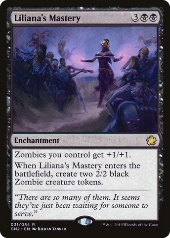 {R} Liliana's Mastery [Game Night 2019][GN2 031]