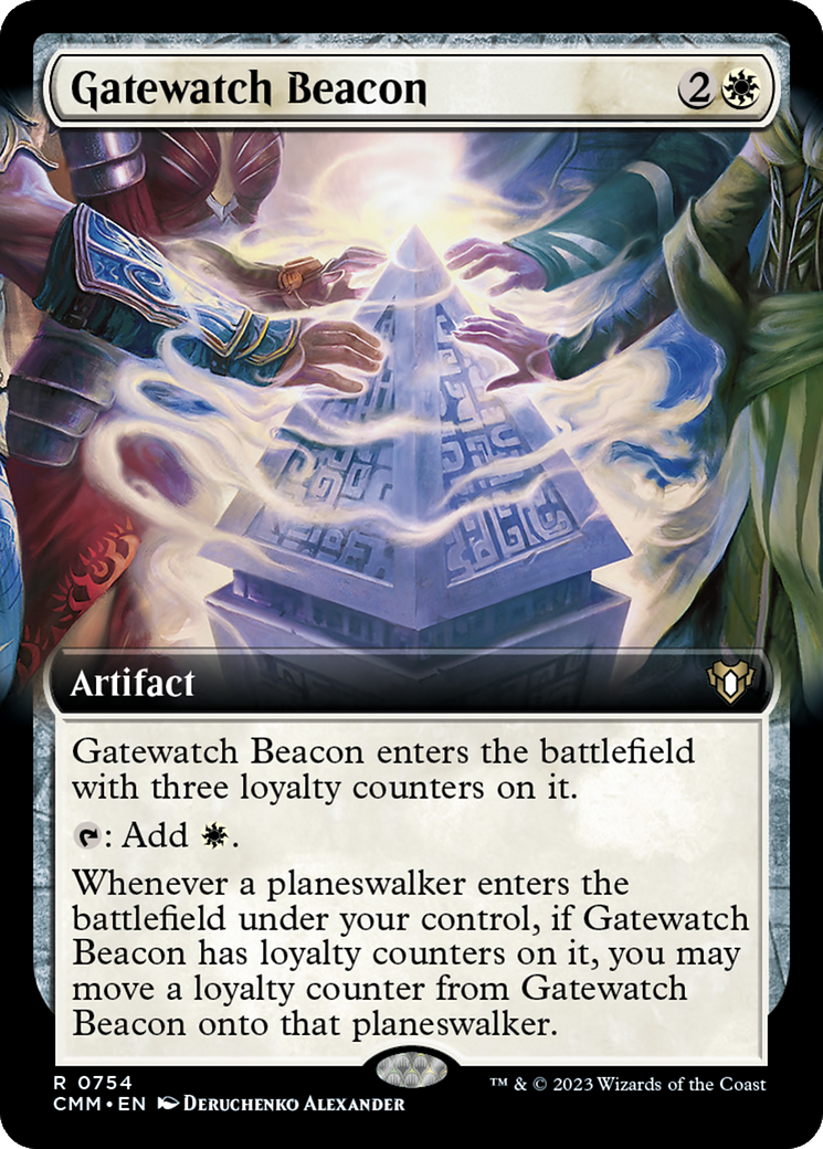 {R} Gatewatch Beacon (Extended Art) [Commander Masters][CMM 754]