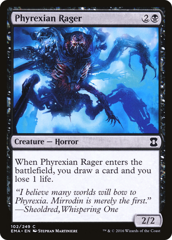 {C} Phyrexian Rager [Eternal Masters][EMA 102]