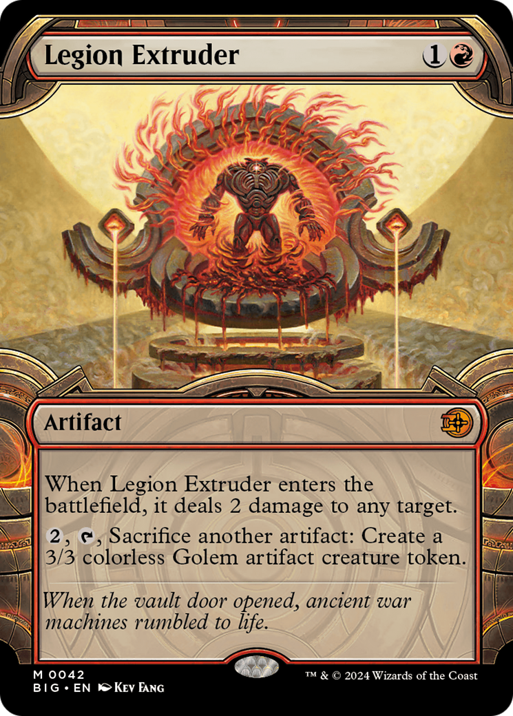 {@R} Legion Extruder (Showcase) [Outlaws of Thunder Junction: The Big Score][BIG 042]