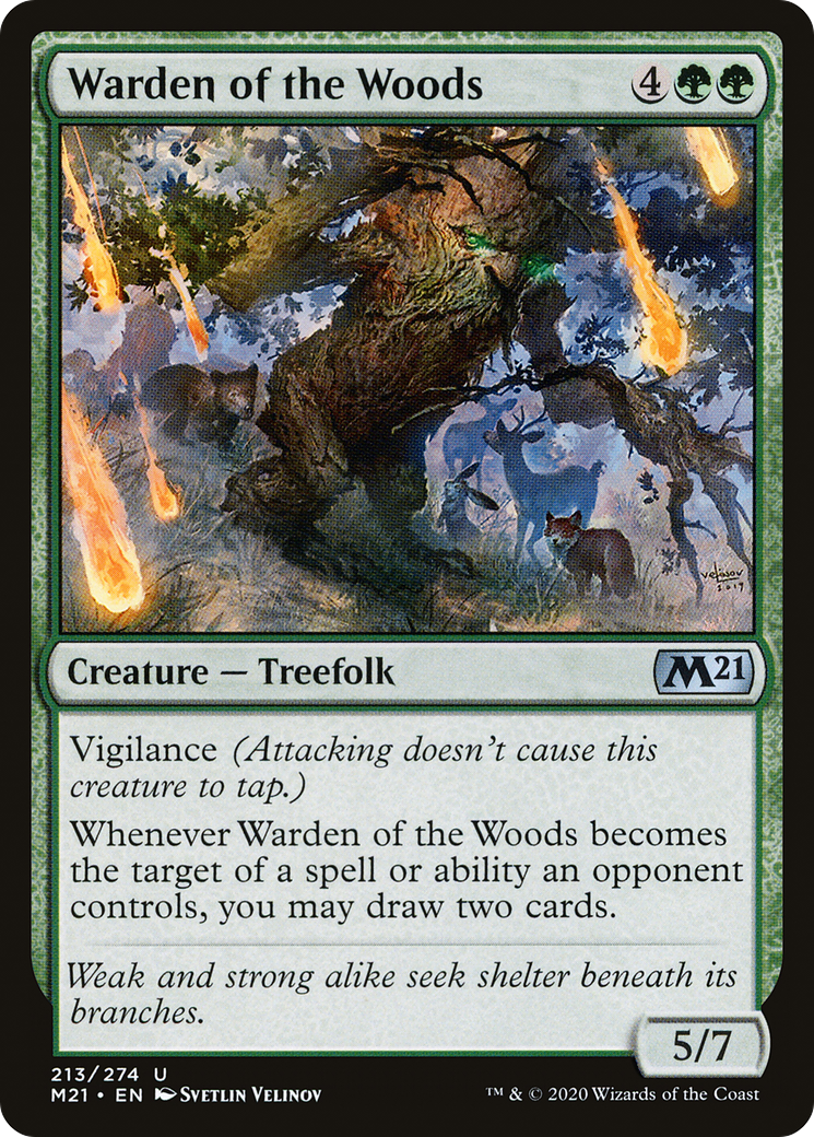 {C} Warden of the Woods [Core Set 2021][M21 213] - Misty Mountain Games