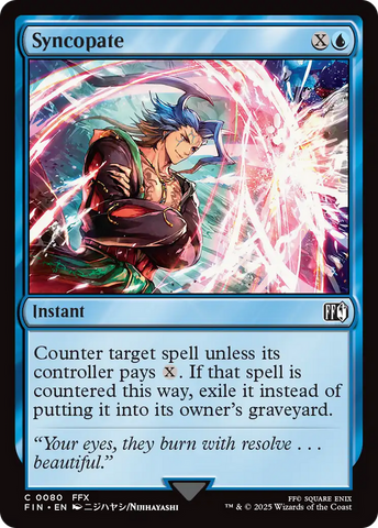 {@C} Syncopate [FINAL FANTASY][FIN 080]