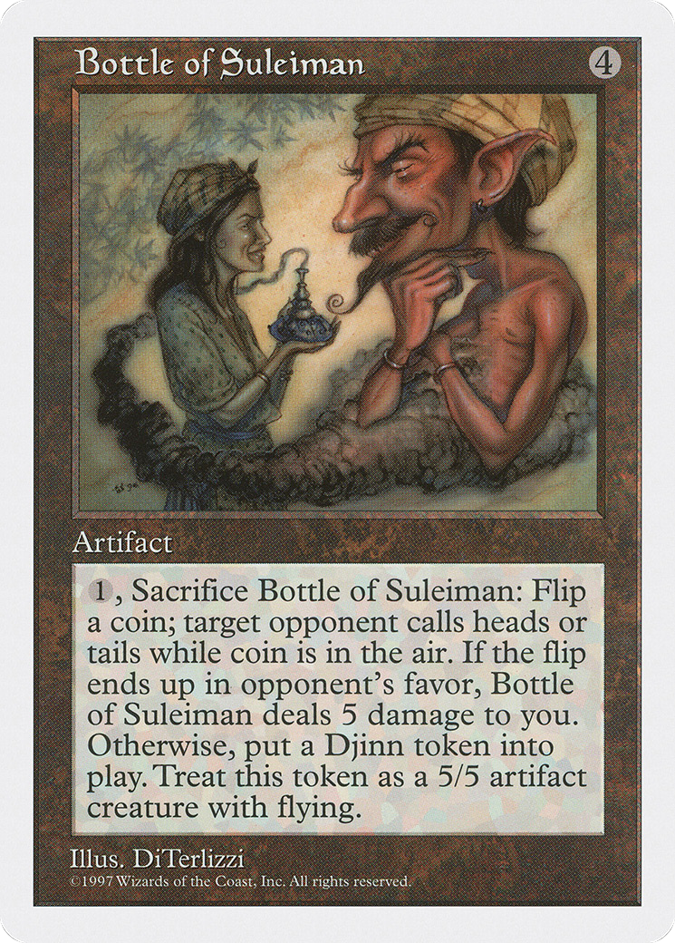 {R} Bottle of Suleiman [Fifth Edition][5ED 354] - Misty Mountain Games