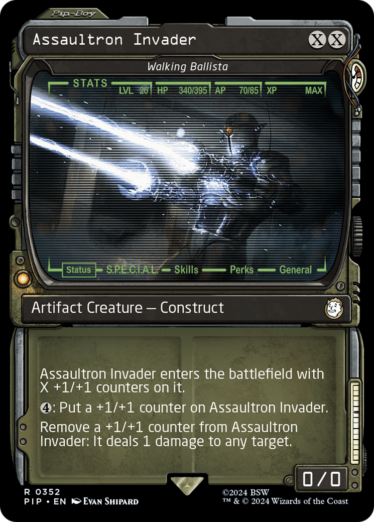 {R} Assaultron Invader - Walking Ballista [Fallout][PIP 352]