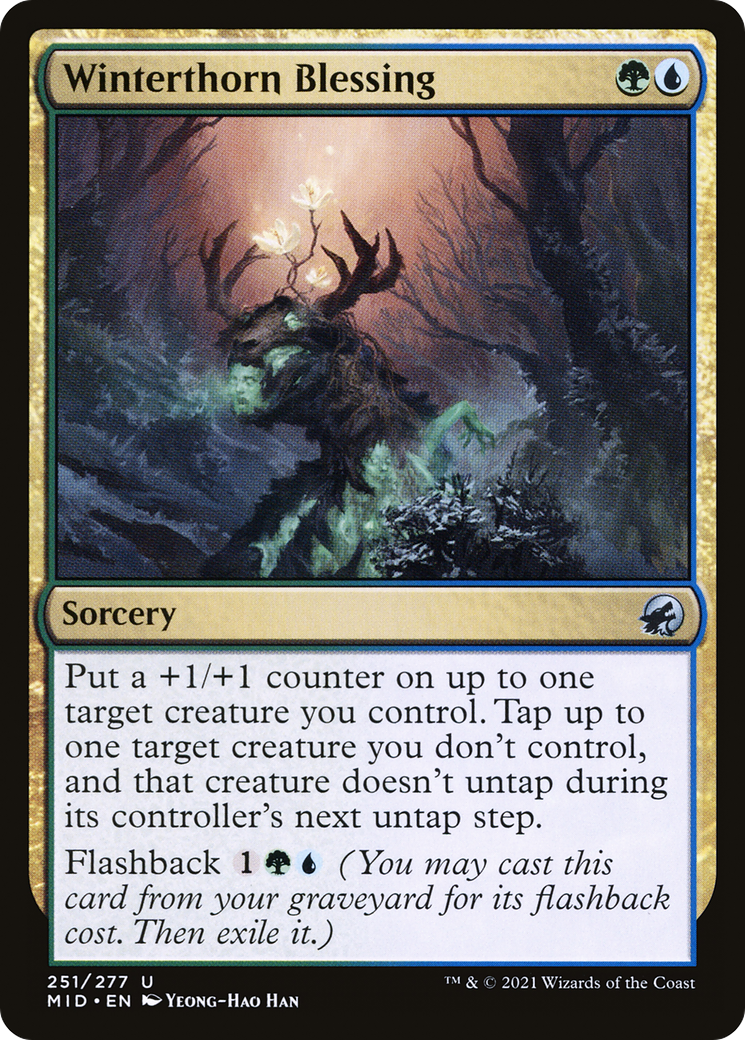 {C} Winterthorn Blessing [Innistrad: Midnight Hunt][MID 251]