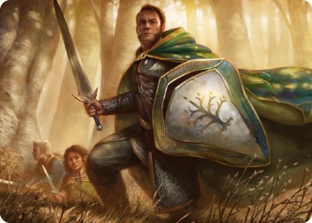 {A} Boromir, Warden of the Tower Art Card [The Lord of the Rings: Tales of Middle-earth Art Series][ALTR 001]
