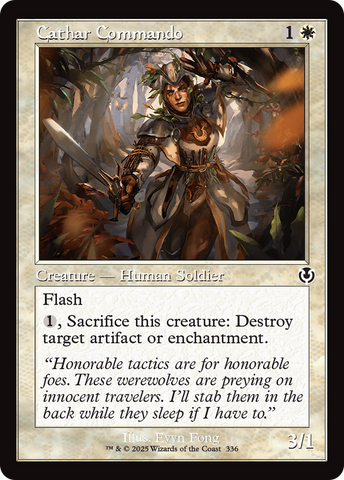 {C} Cathar Commando (Retro Frame) [Innistrad Remastered][INR 336]