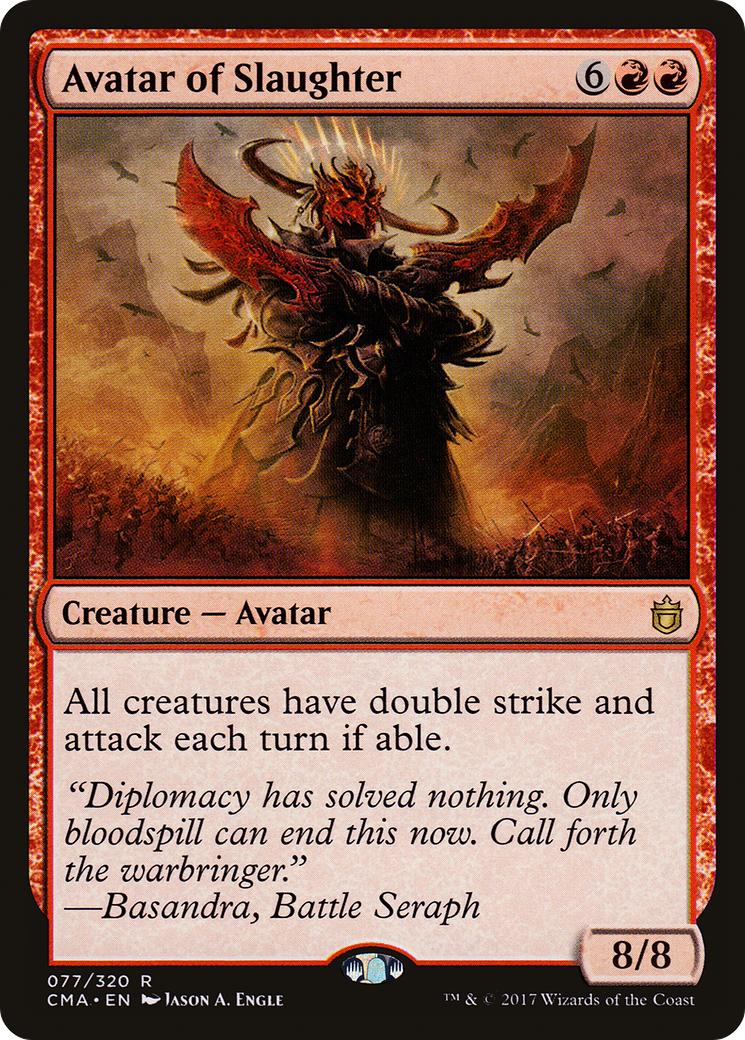 {R} Avatar of Slaughter [Commander Anthology][CMA 077] - Misty Mountain Games