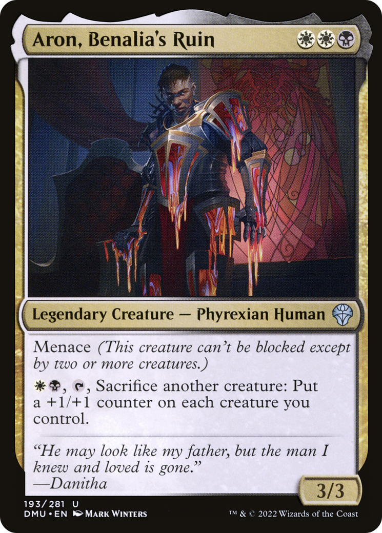 {C} Aron, Benalia's Ruin [Dominaria United][DMU 193]