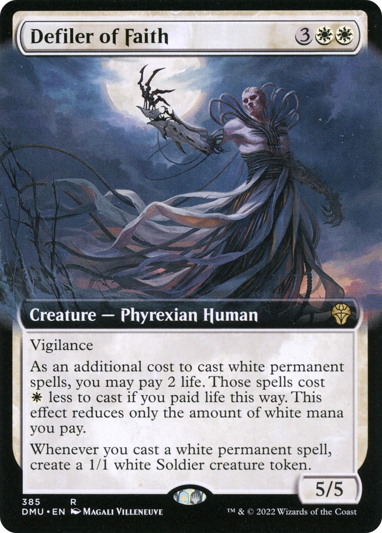 {R} Defiler of Faith (Extended Art) [Dominaria United][DMU 385]