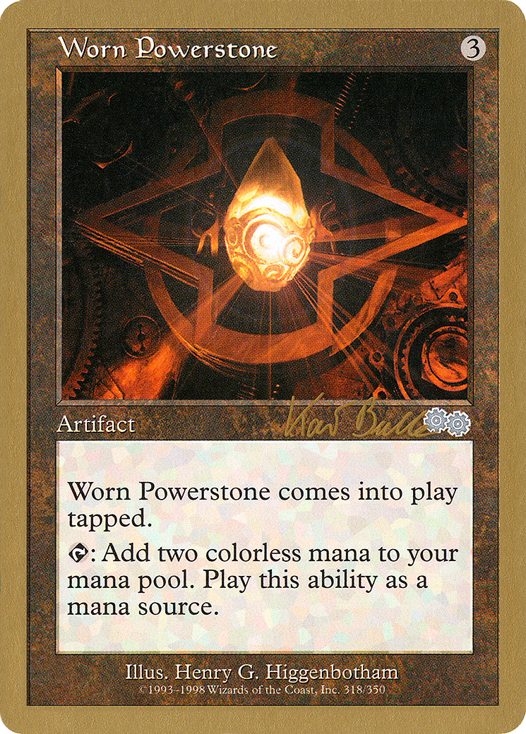 {C} Worn Powerstone (Kai Budde) [World Championship Decks 1999][GB WC99 KB318]