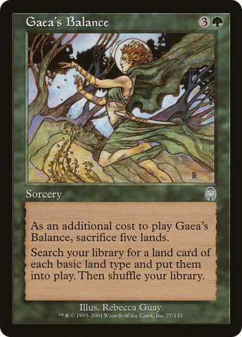 {C} Gaea's Balance [Apocalypse][APC 077]
