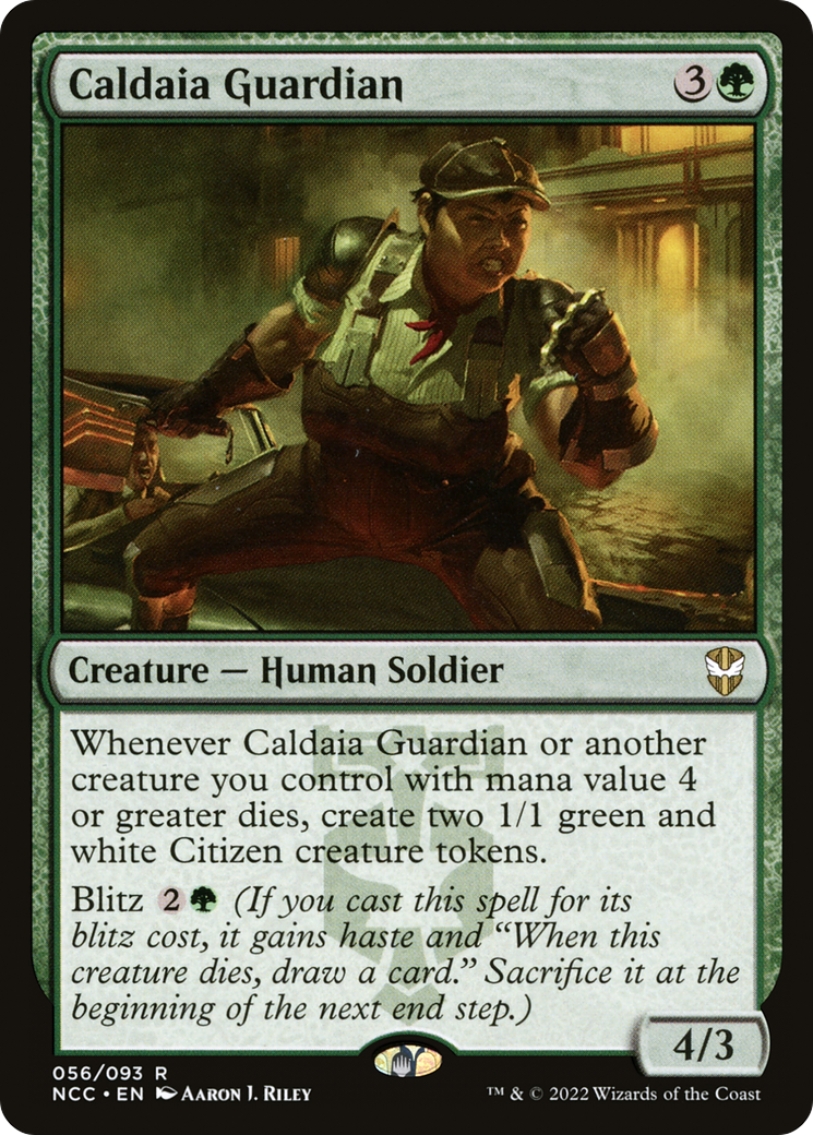 {R} Caldaia Guardian [Streets of New Capenna Commander][NCC 056]