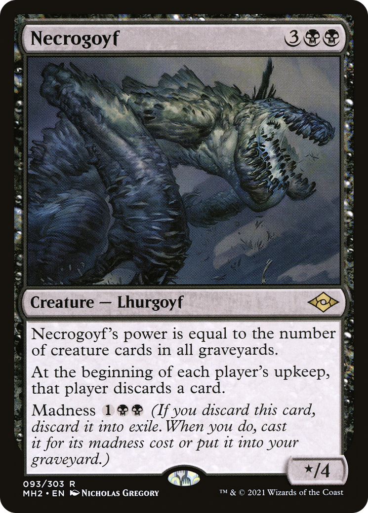 {R} Necrogoyf (Foil) [Modern Horizons 2] [MH2 093]