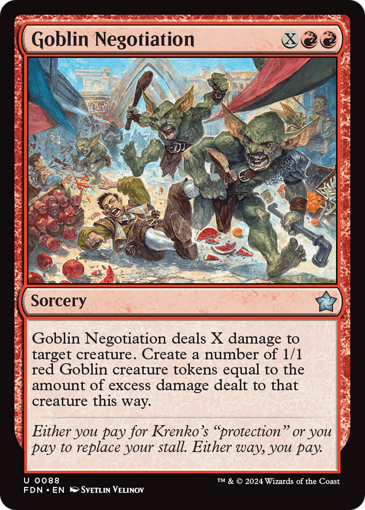 {@C} Goblin Negotiation [Foundations][FDN 088]