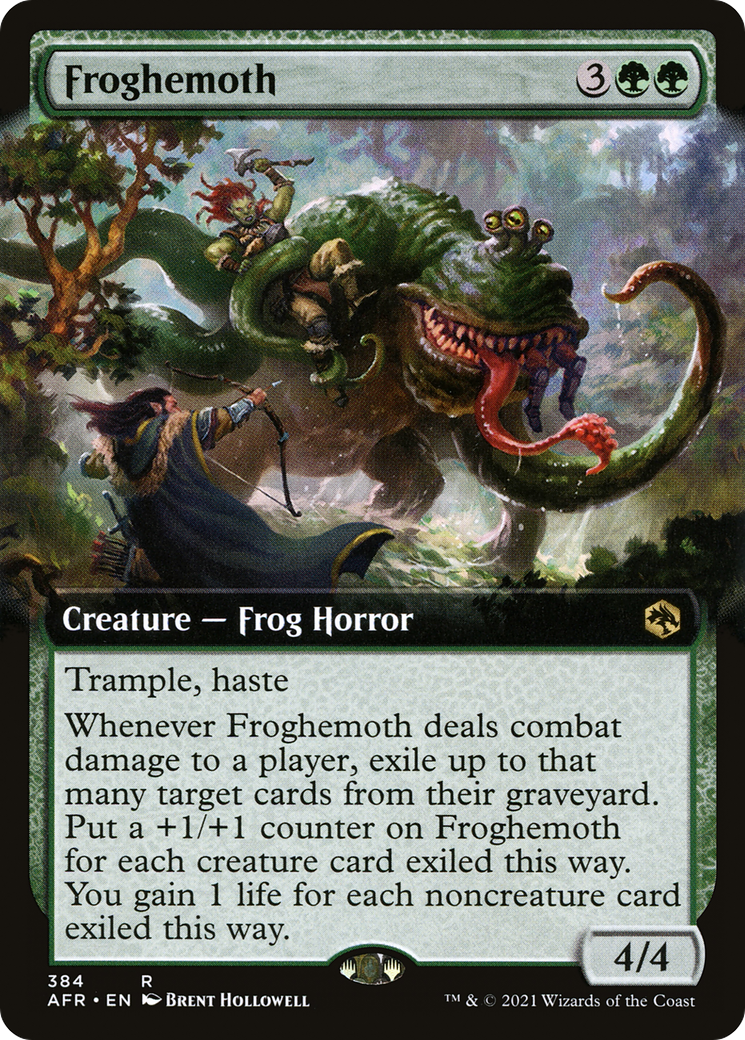 {R} Froghemoth (Extended Art) [Dungeons & Dragons: Adventures in the Forgotten Realms][AFR 384]
