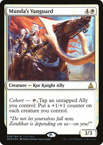 {R} Munda's Vanguard (Intro Pack) [Oath of the Gatewatch Promos][PA OGW 029]