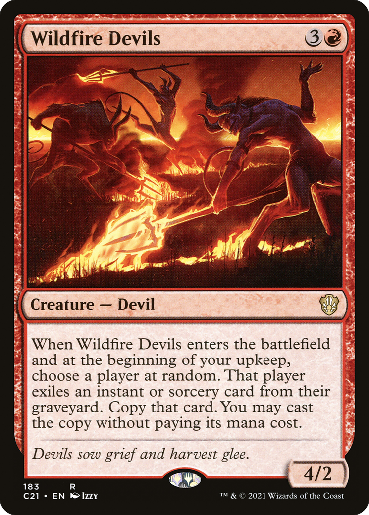 {R} Wildfire Devils [Commander 2021][C21 183]