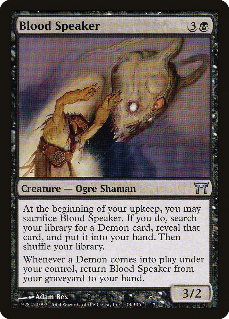 {C} Blood Speaker [Champions of Kamigawa][CHK 103]