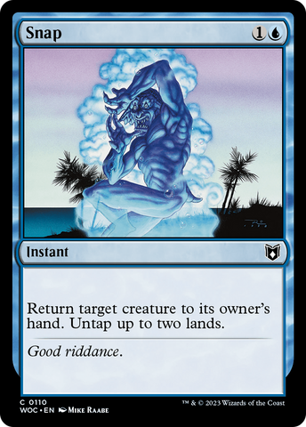 {C} Snap [Wilds of Eldraine Commander][WOC 110]