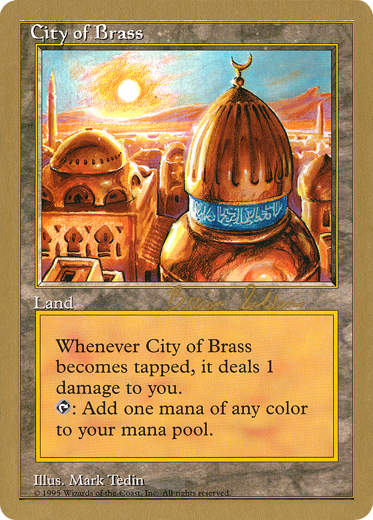 {R} City of Brass (Brian Selden) [World Championship Decks 1998][GB WC98 BS112A] - Misty Mountain Games