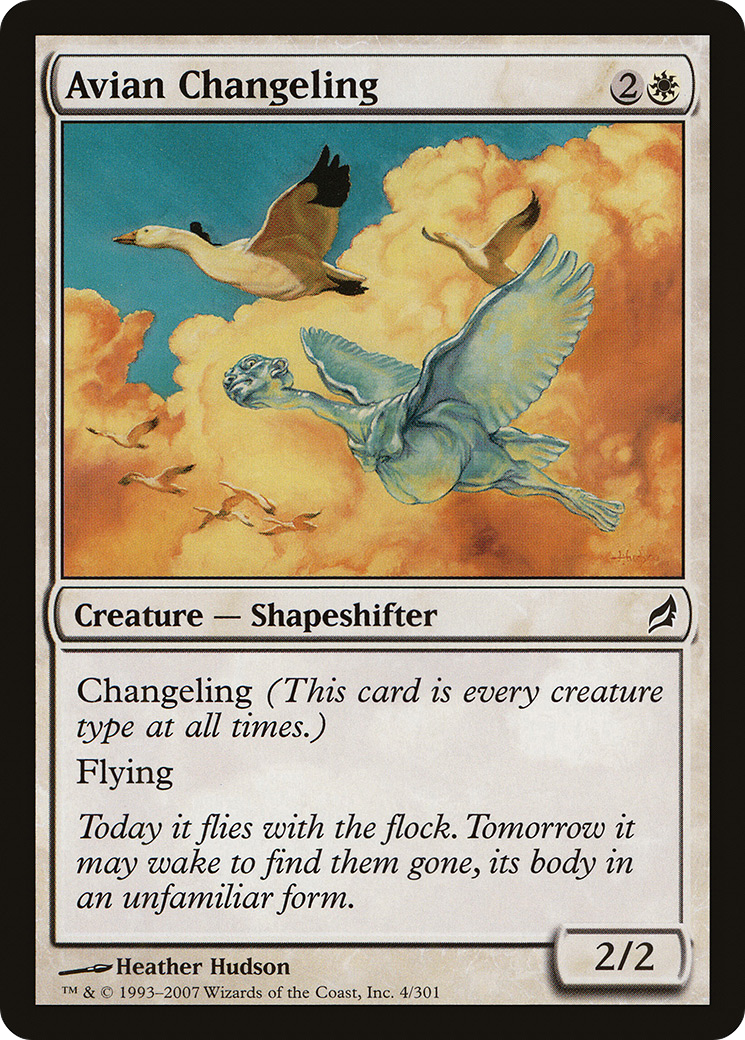 {C} Avian Changeling [Lorwyn][LRW 004]