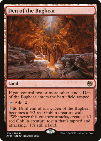 {R} Den of the Bugbear [Dungeons & Dragons: Adventures in the Forgotten Realms][AFR 254]