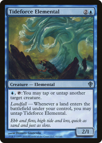 {C} Tideforce Elemental [Worldwake][WWK 041]