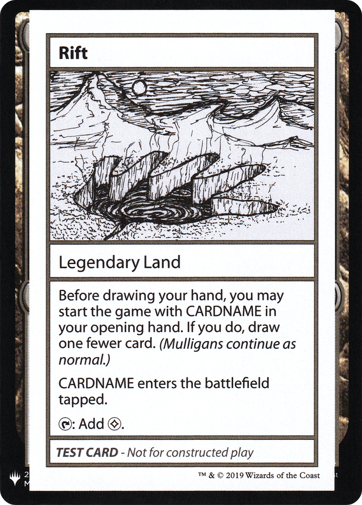 {R} Rift [Mystery Booster Playtest Cards][CON CMB1 119]