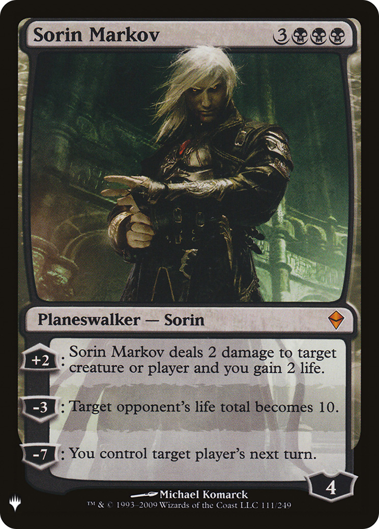 {R} Sorin Markov [Mystery Booster][LS ZEN 111]