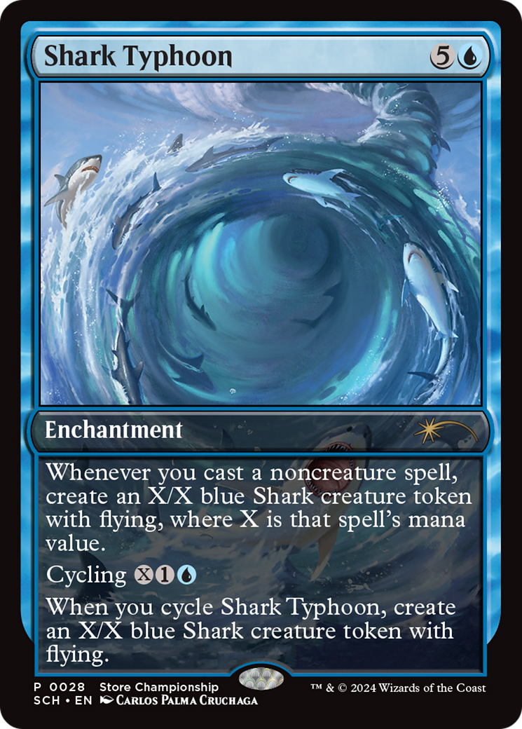 {R} Shark Typhoon (Store Championship) [Bloomburrow Promos][SCH 028]