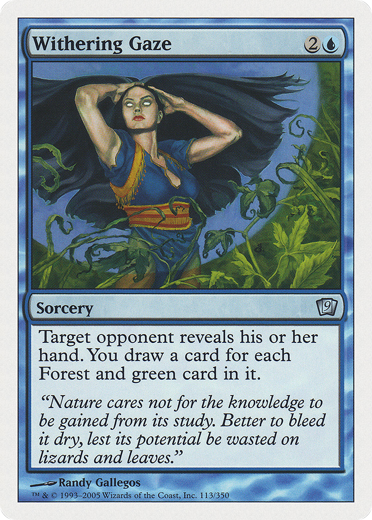 {C} Withering Gaze [Ninth Edition][9ED 113]