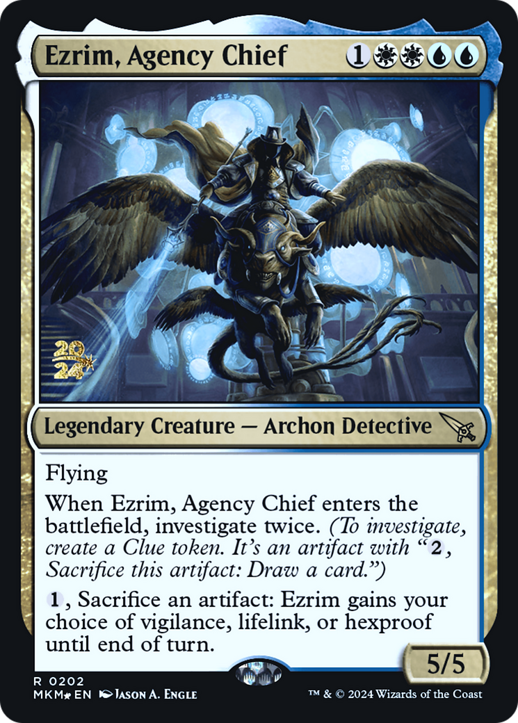 {R} Ezrim, Agency Chief [Murders at Karlov Manor Prerelease Promos][PR MKM 202]